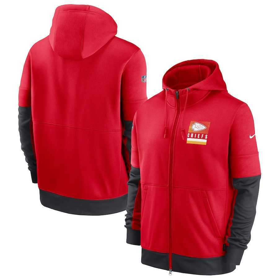 Men's Kansas City Chiefs New 2020 Nike Red Black Fan Gear Mascot Performance Full Zip Hoodie,We sell and wholesale Men's Kansas City Chiefs New 2020 Nike Red Black Fan Gear Mascot Performance Full Zip Hoodie on line form chian!